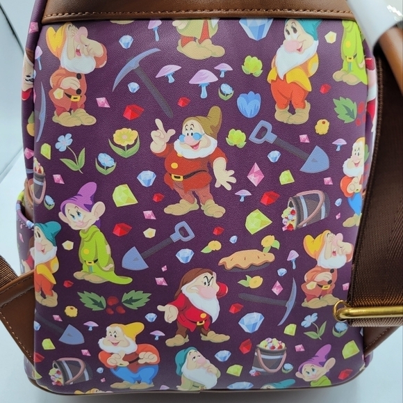 Loungefly Snow White 85th Anniversary AOP Backpack - Picture 2 of 7